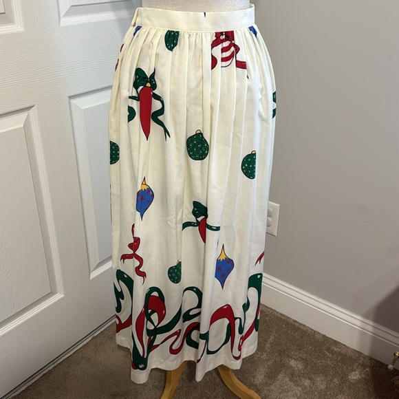That’s Me! vintage long pleated Christmas skirt, size 11/12 - Picture 5 of 13